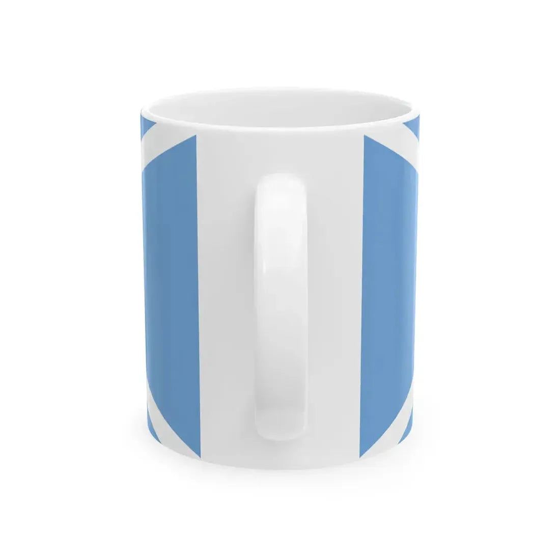 House flag of the Argentine Shipping Lines Company ELMA (Argentina) White Coffee Mug - Go Mug Yourself