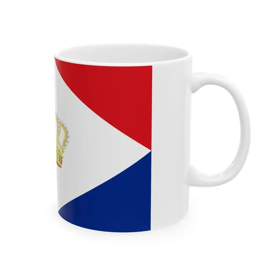 House Flag of the Batavian Oil Company (Indonesia) White Coffee Mug - Go Mug Yourself