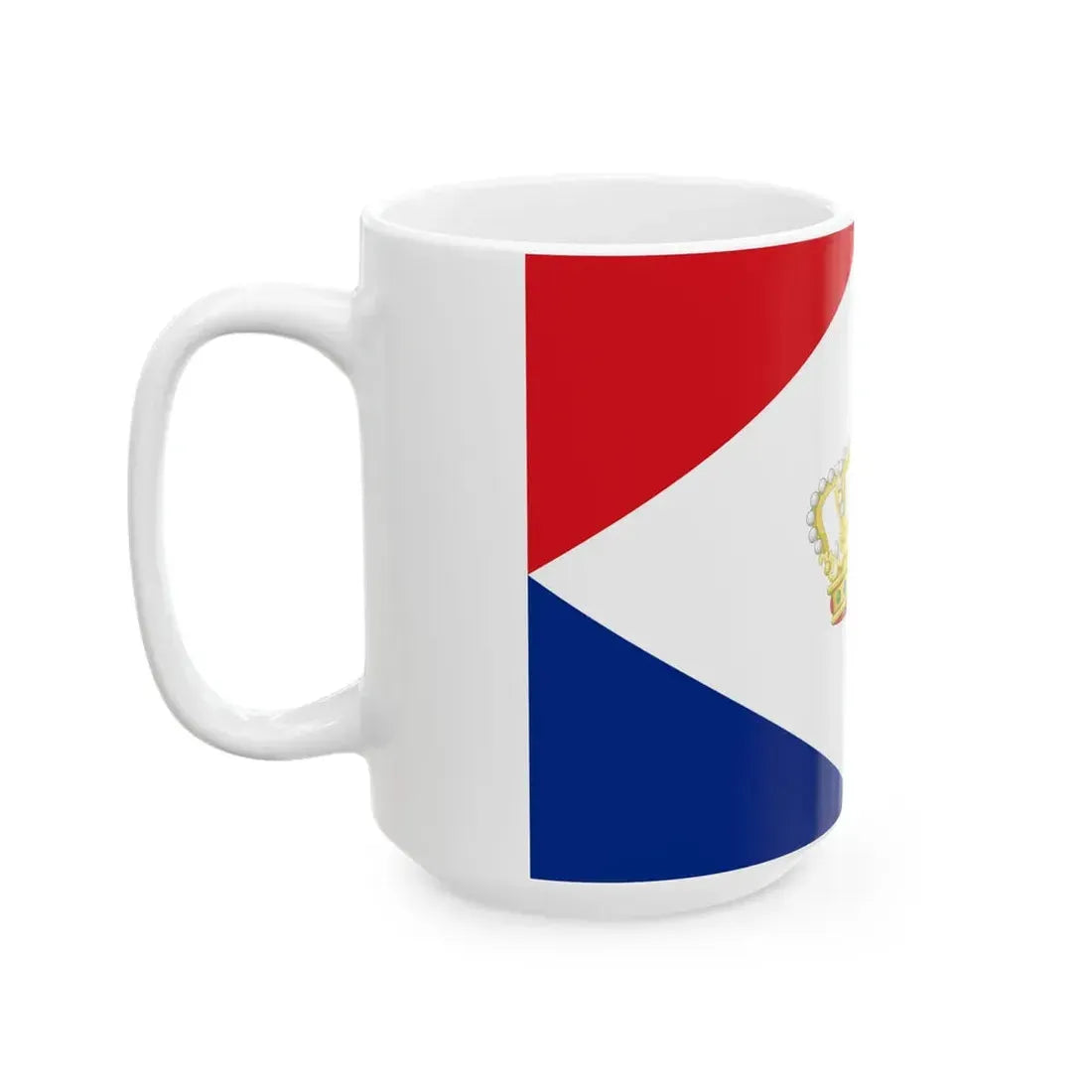 House Flag of the Batavian Oil Company (Indonesia) White Coffee Mug - Go Mug Yourself