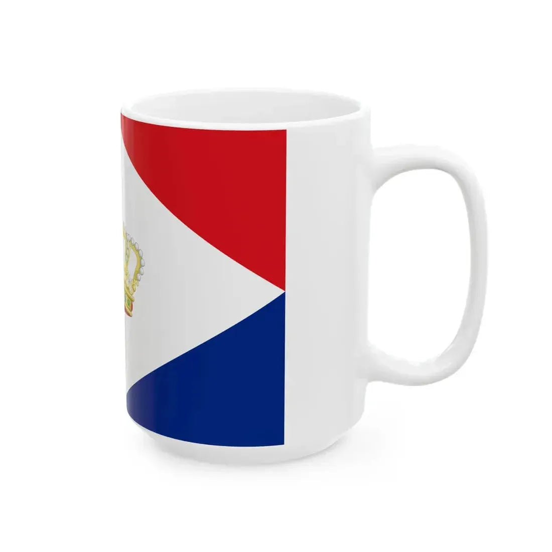 House Flag of the Batavian Oil Company (Indonesia) White Coffee Mug - Go Mug Yourself