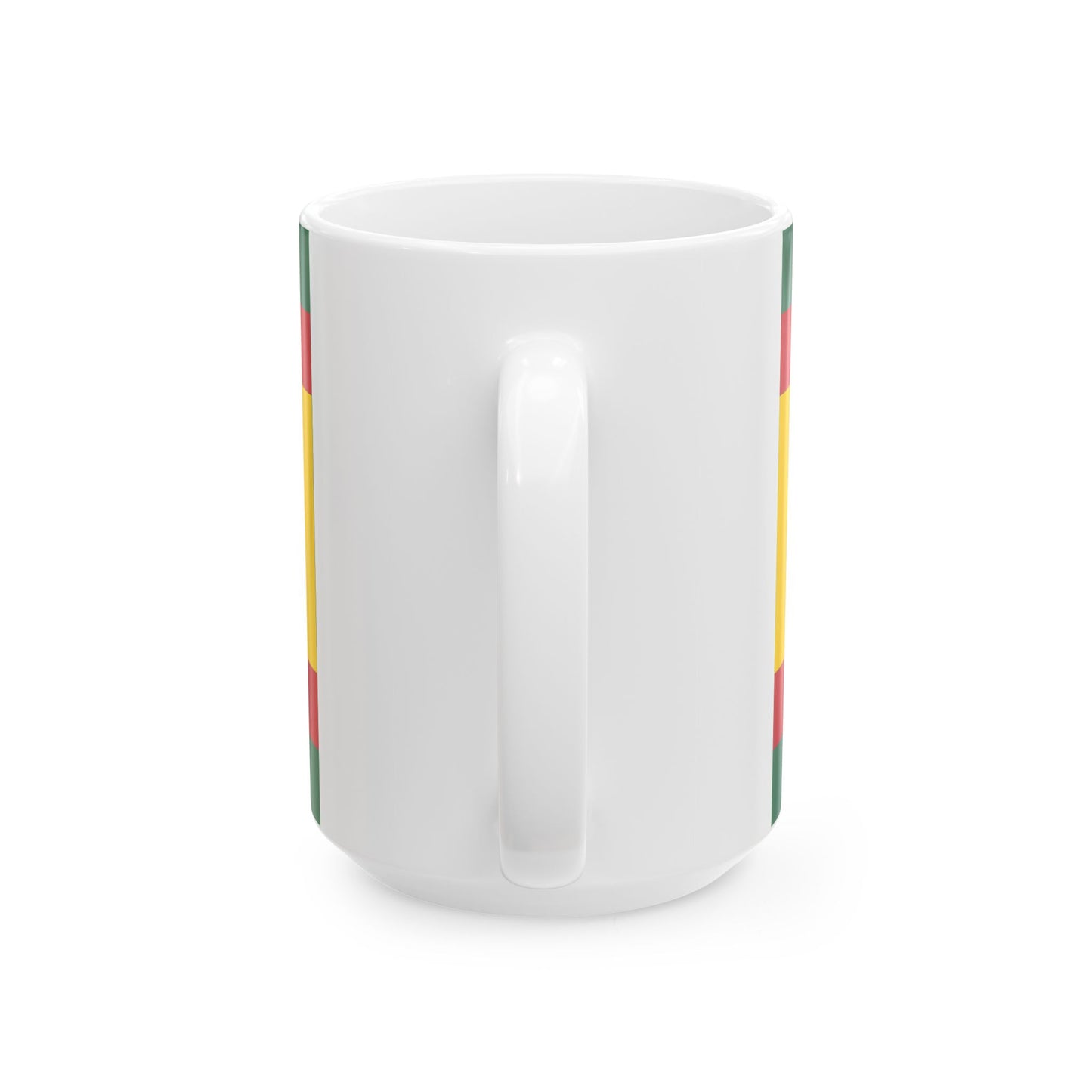 House Flag of the Black Star Line Ghana (Ghana) White Coffee Mug-Go Mug Yourself