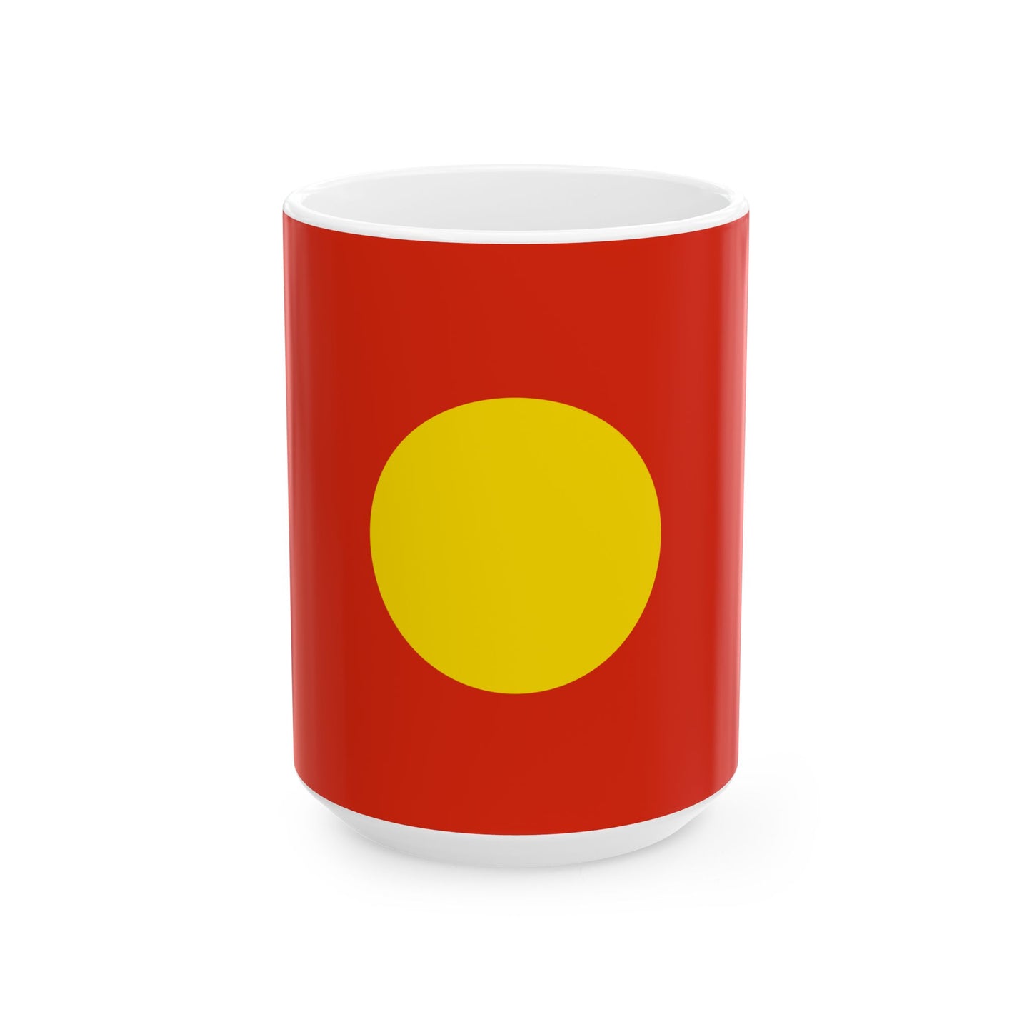 House Flag of the China Merchants Group 1873 - 1942 (China) White Coffee Mug-15oz-Go Mug Yourself