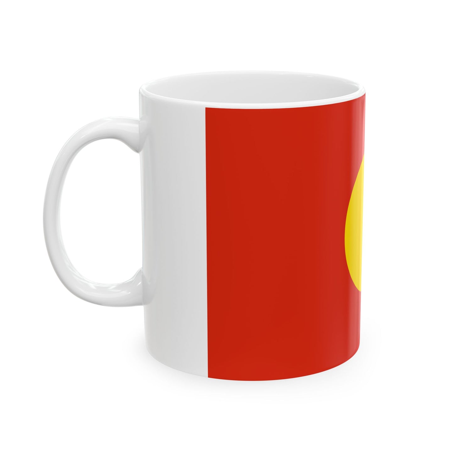 House Flag of the China Merchants Group 1873 - 1942 (China) White Coffee Mug-Go Mug Yourself