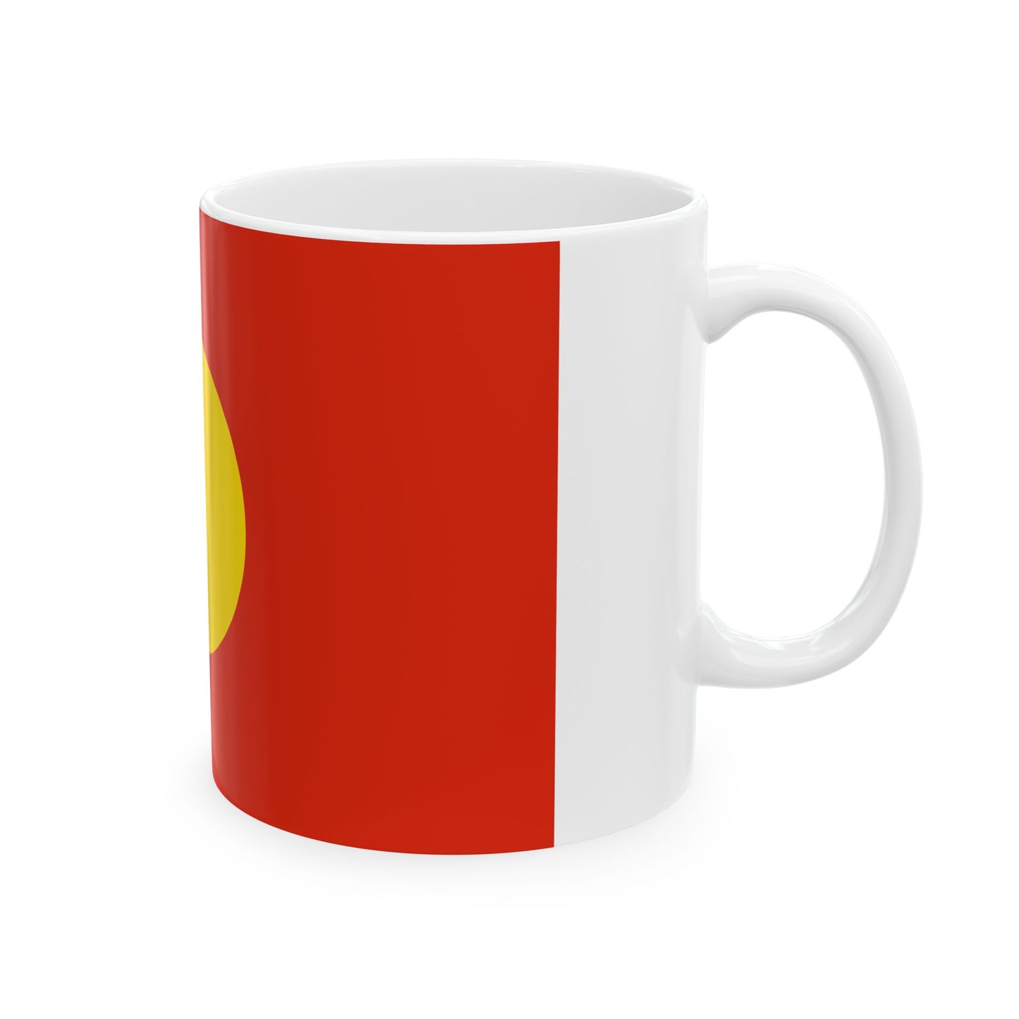 House Flag of the China Merchants Group 1873 - 1942 (China) White Coffee Mug-Go Mug Yourself
