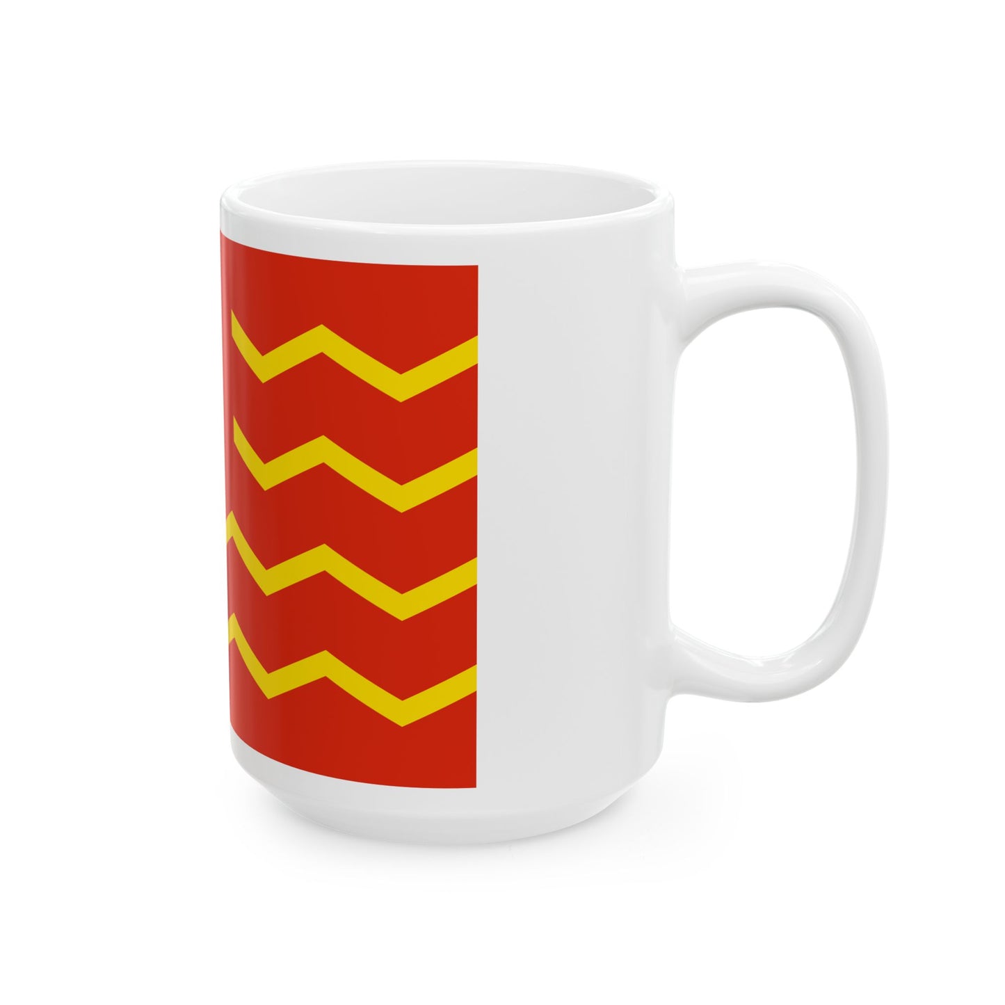 House Flag of the China Merchants Group 1942 - 1951 (China) White Coffee Mug-Go Mug Yourself