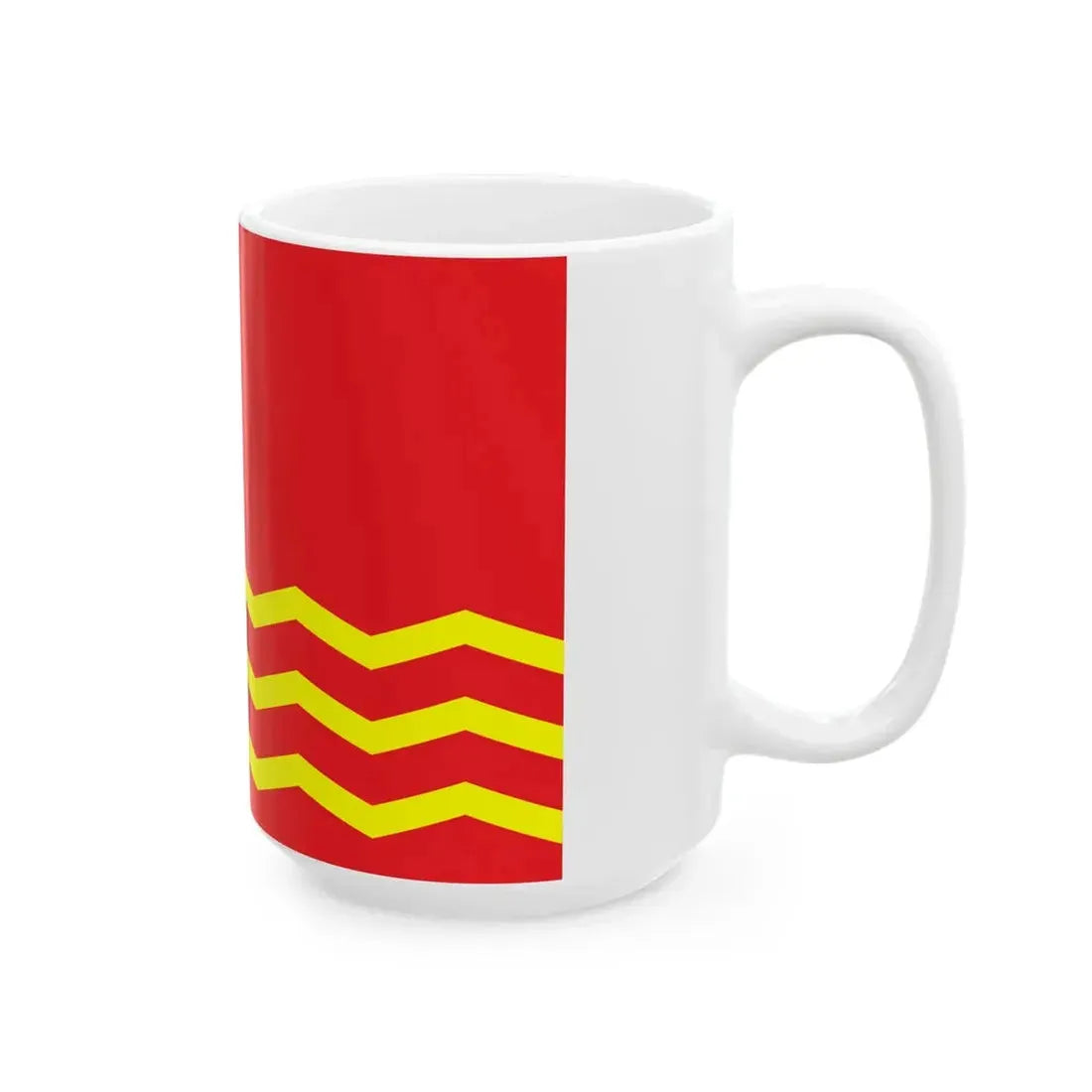 House Flag of the China Merchants Group 1951 (China) White Coffee Mug - Go Mug Yourself