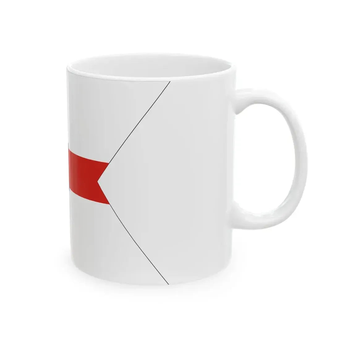 House flag of the Cork Steamship Company (Ireland) White Coffee Mug - Go Mug Yourself