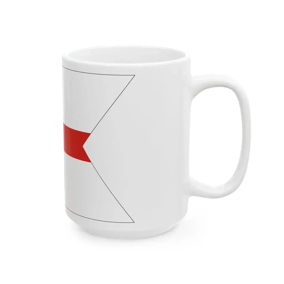 House flag of the Cork Steamship Company (Ireland) White Coffee Mug - Go Mug Yourself