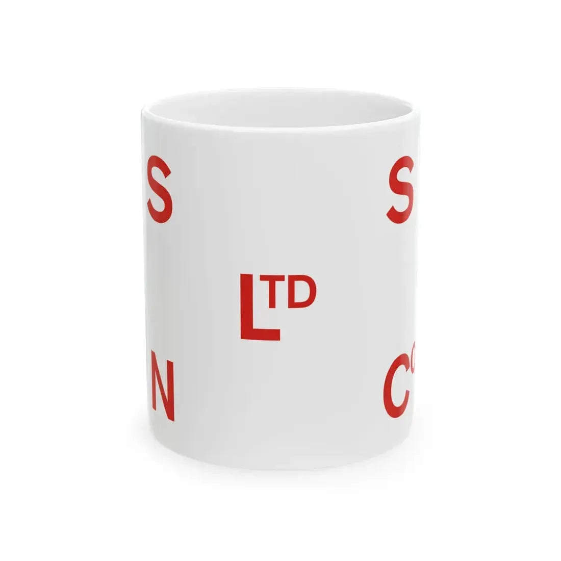House flag of the Sligo Steam Navigation Company (Ireland) White Coffee Mug 11oz - Go Mug Yourself