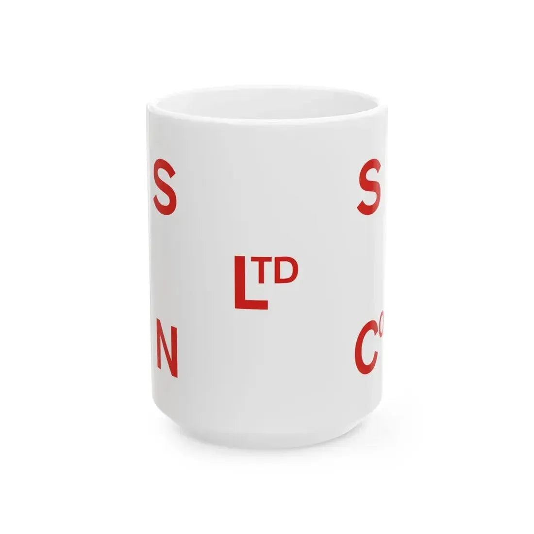House flag of the Sligo Steam Navigation Company (Ireland) White Coffee Mug 15oz - Go Mug Yourself