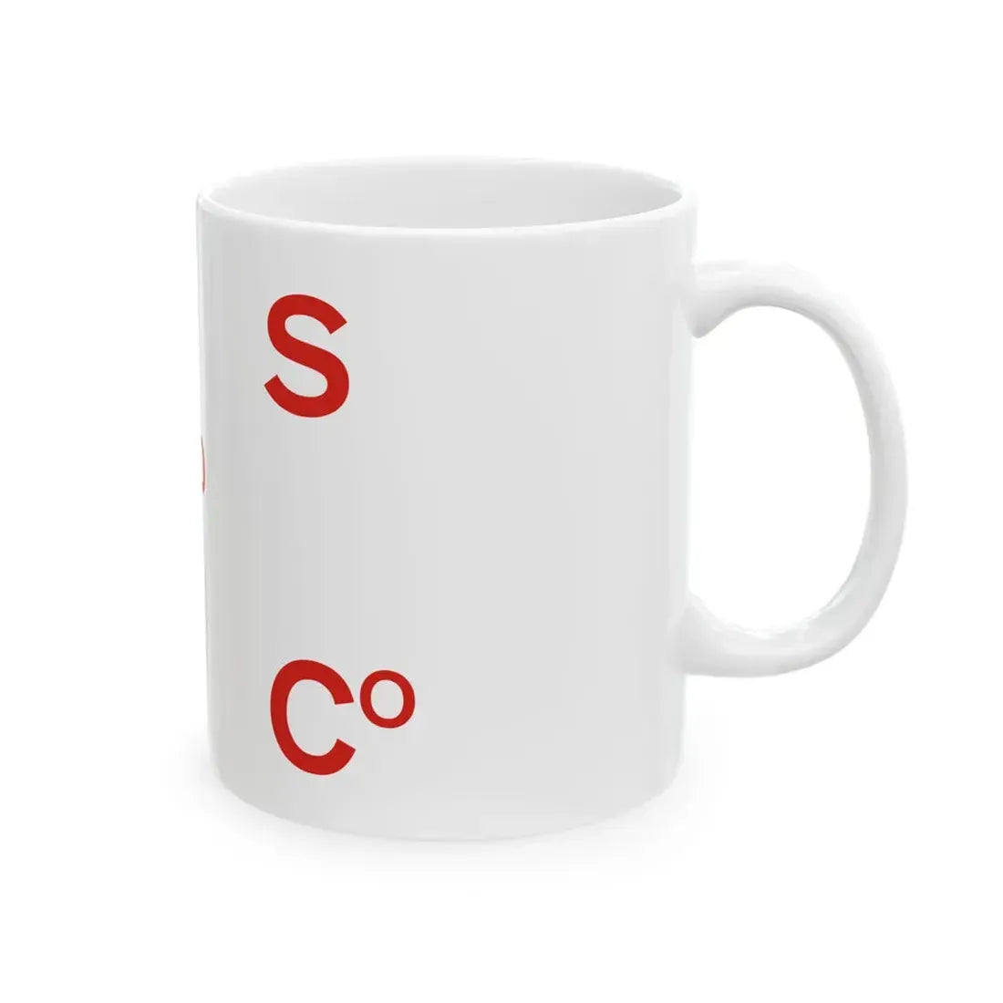 House flag of the Sligo Steam Navigation Company (Ireland) White Coffee Mug - Go Mug Yourself