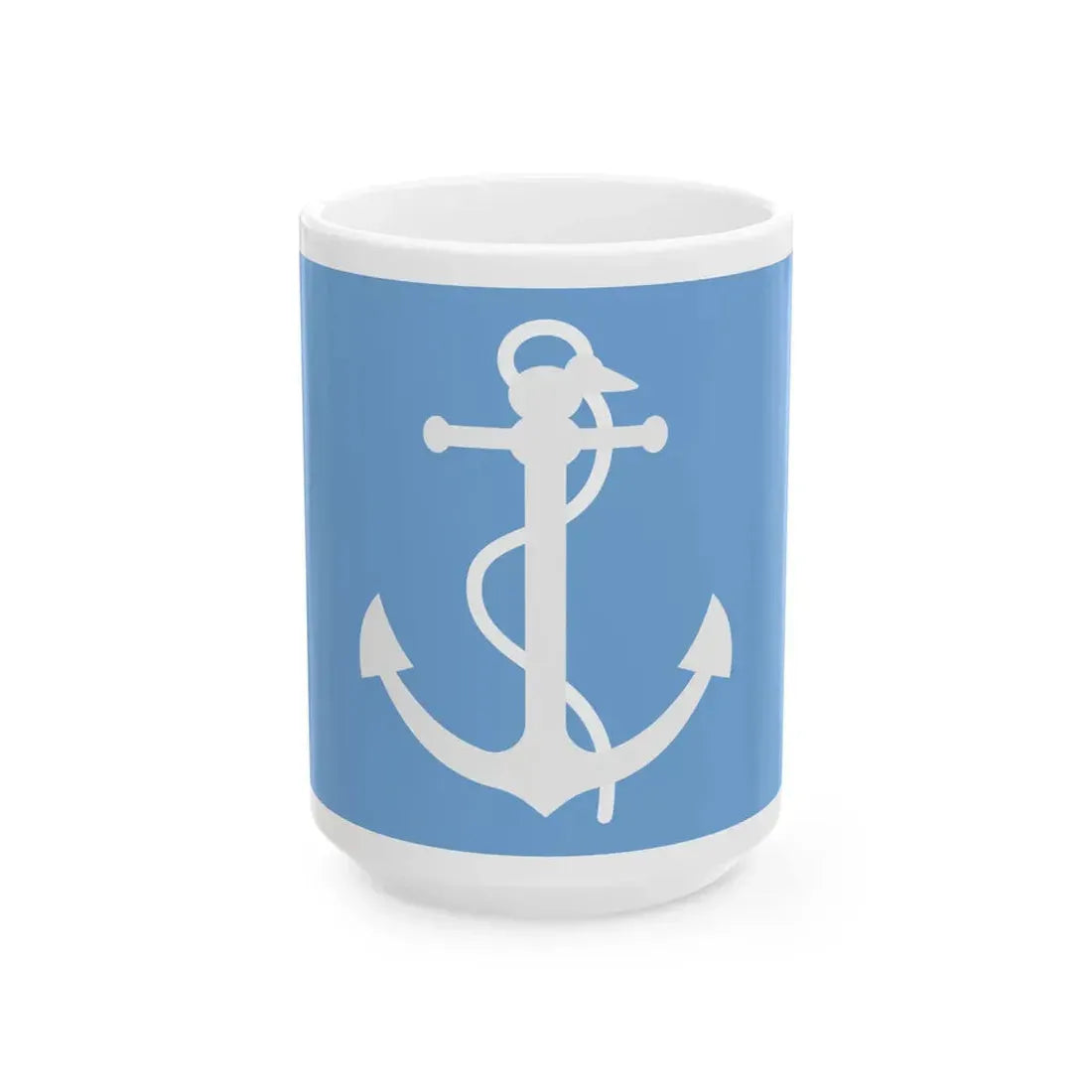 House flag of the State Merchant Fleet Argentina (Argentina) White Coffee Mug 15oz - Go Mug Yourself