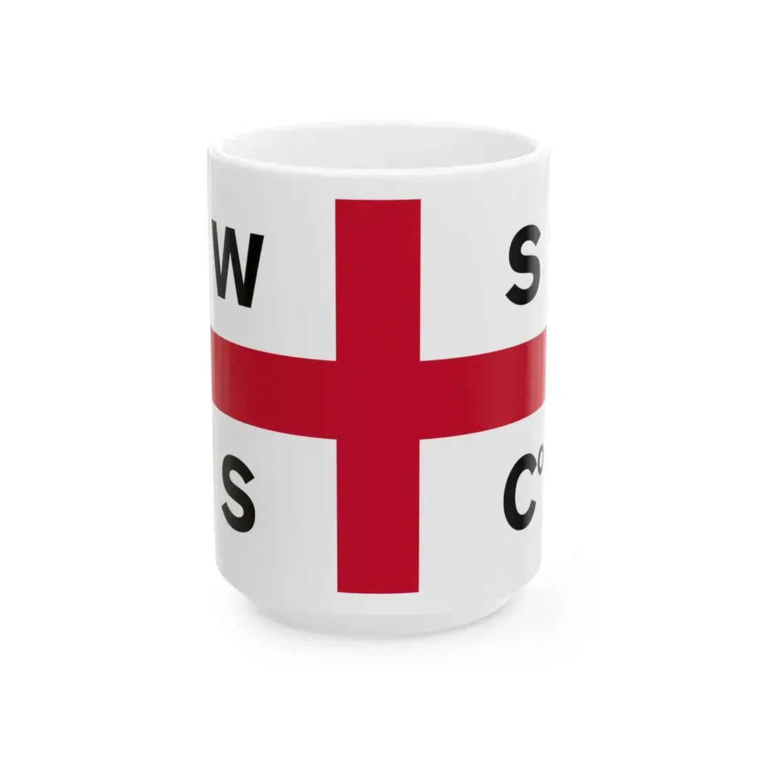 House flag of the Waterford Steamship Company (Ireland) White Coffee Mug 15oz - Go Mug Yourself