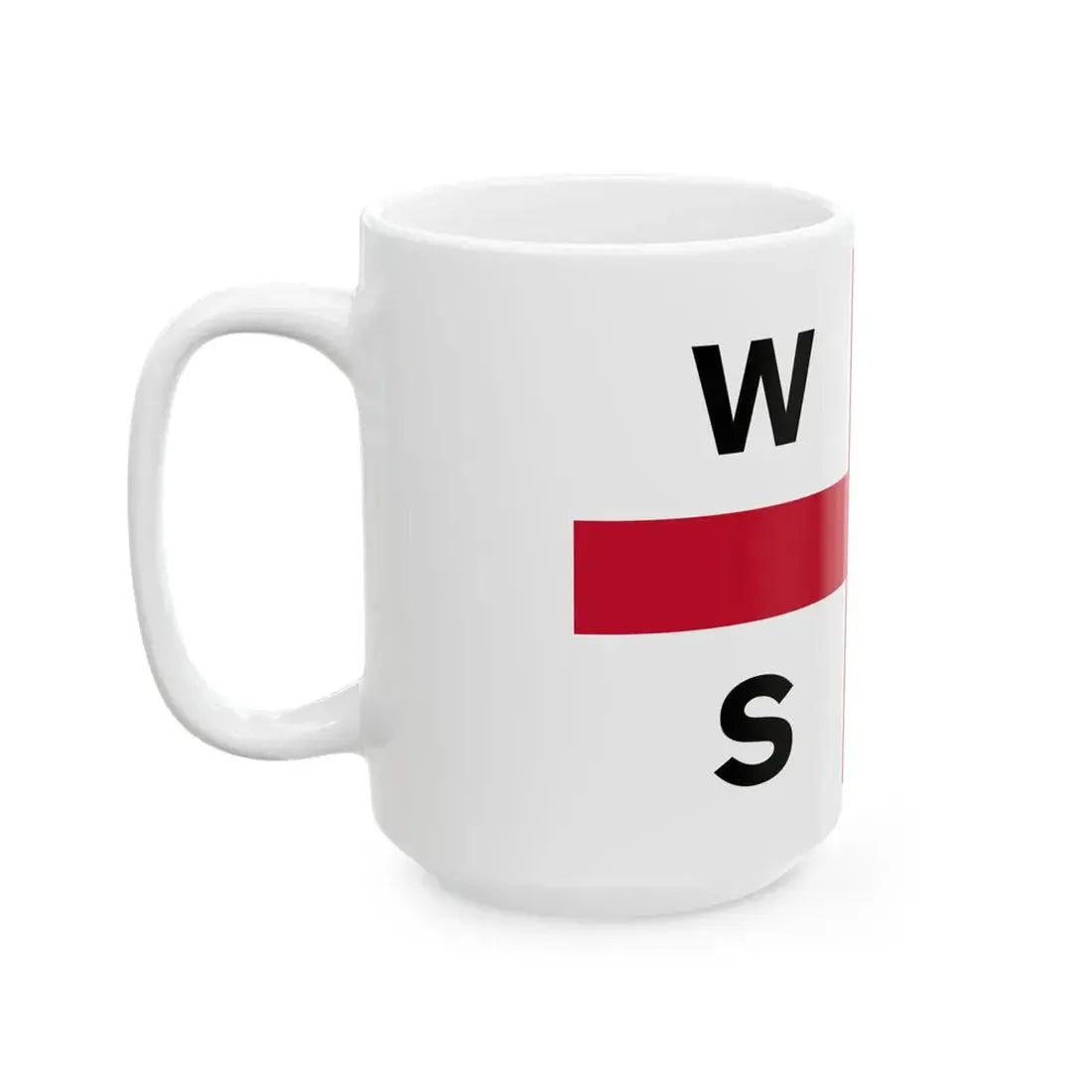 House flag of the Waterford Steamship Company (Ireland) White Coffee Mug - Go Mug Yourself