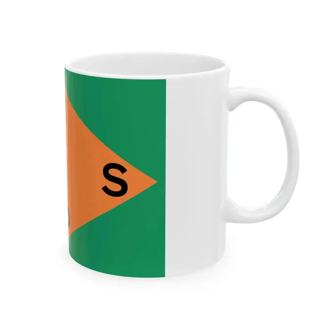 House flag of the Wexford Steamship Company (Ireland) White Coffee Mug - Go Mug Yourself