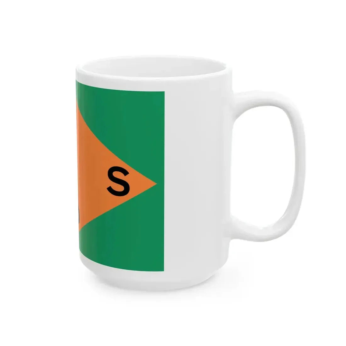 House flag of the Wexford Steamship Company (Ireland) White Coffee Mug - Go Mug Yourself
