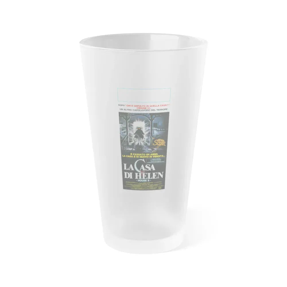 HOUSE II (ITALIAN) 1987 Movie Poster - Frosted Pint Glass 16oz 16oz Frosted - Go Mug Yourself