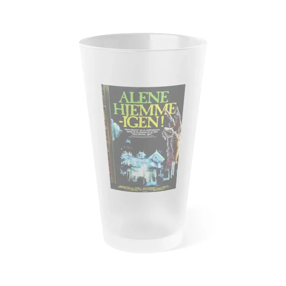 HOUSE II THE SECOND STORY (DANISH) 1987 Movie Poster - Frosted Pint Glass 16oz 16oz Frosted - Go Mug Yourself