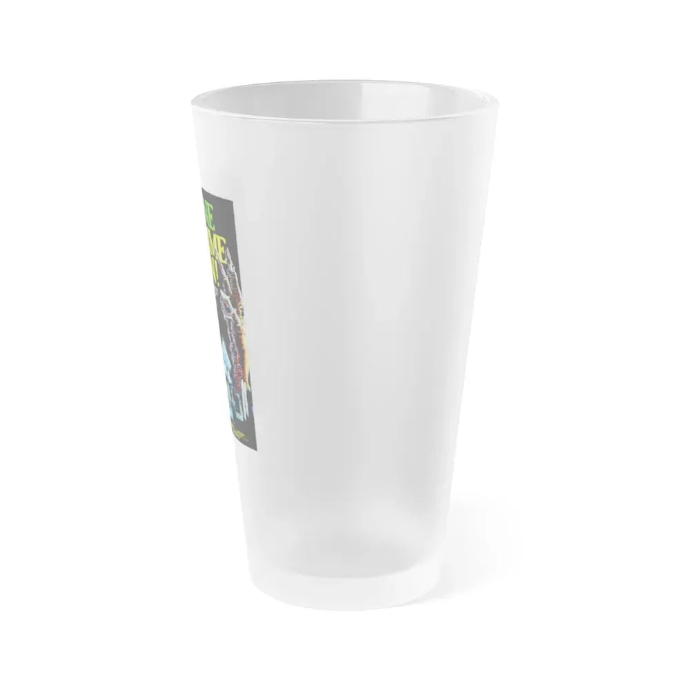 HOUSE II THE SECOND STORY (DANISH) 1987 Movie Poster - Frosted Pint Glass 16oz - Go Mug Yourself