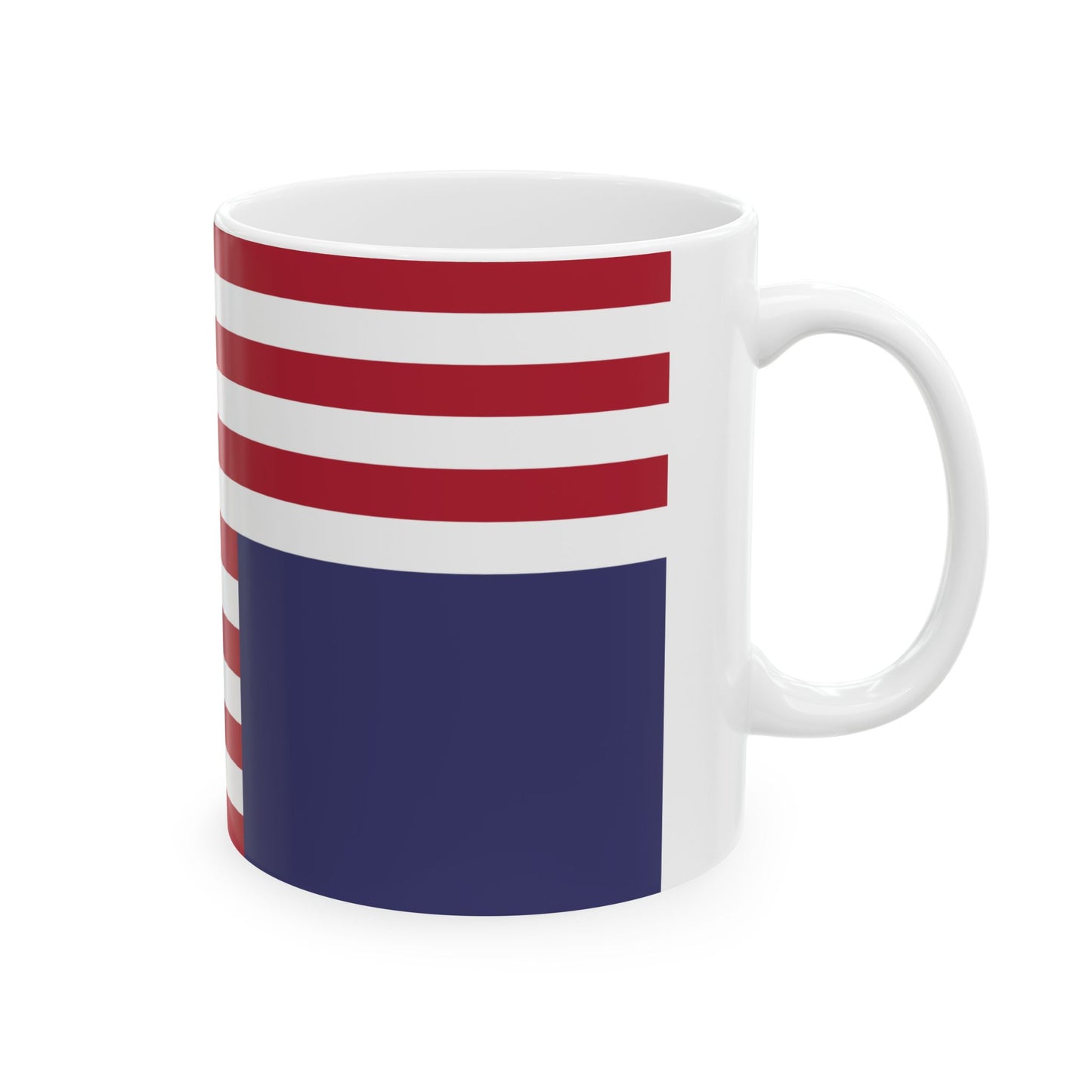 House of Cards flag (United States) White Coffee Mug-Go Mug Yourself