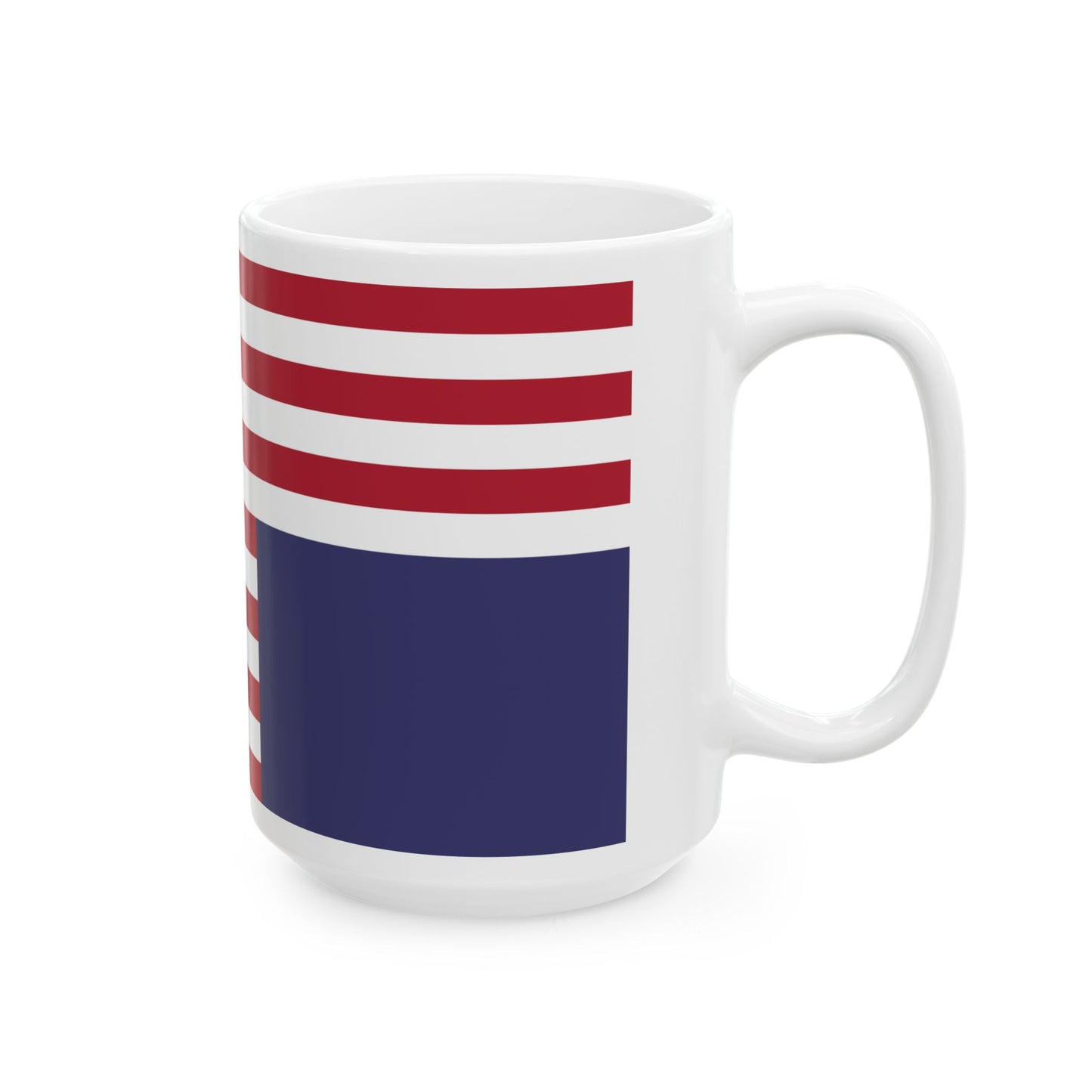 House of Cards flag (United States) White Coffee Mug-Go Mug Yourself