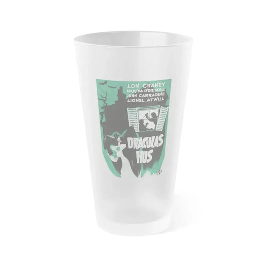 HOUSE OF DRACULA (3) 1945 Movie Poster - Frosted Pint Glass 16oz 16oz Frosted - Go Mug Yourself