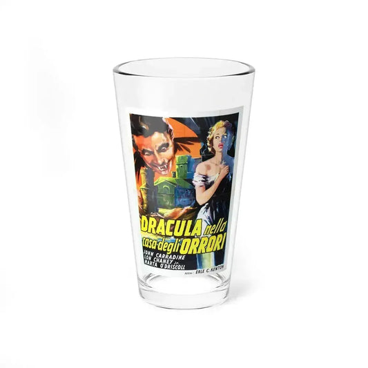 HOUSE OF DRACULA (ITALIAN) 1945 Movie Poster - Pint Glass 16oz 16oz - Go Mug Yourself