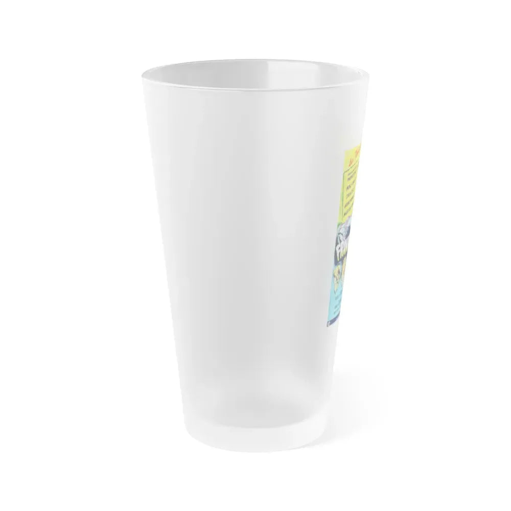 HOUSE OF FRANKENSTEIN 1944 Movie Poster - Frosted Pint Glass 16oz - Go Mug Yourself