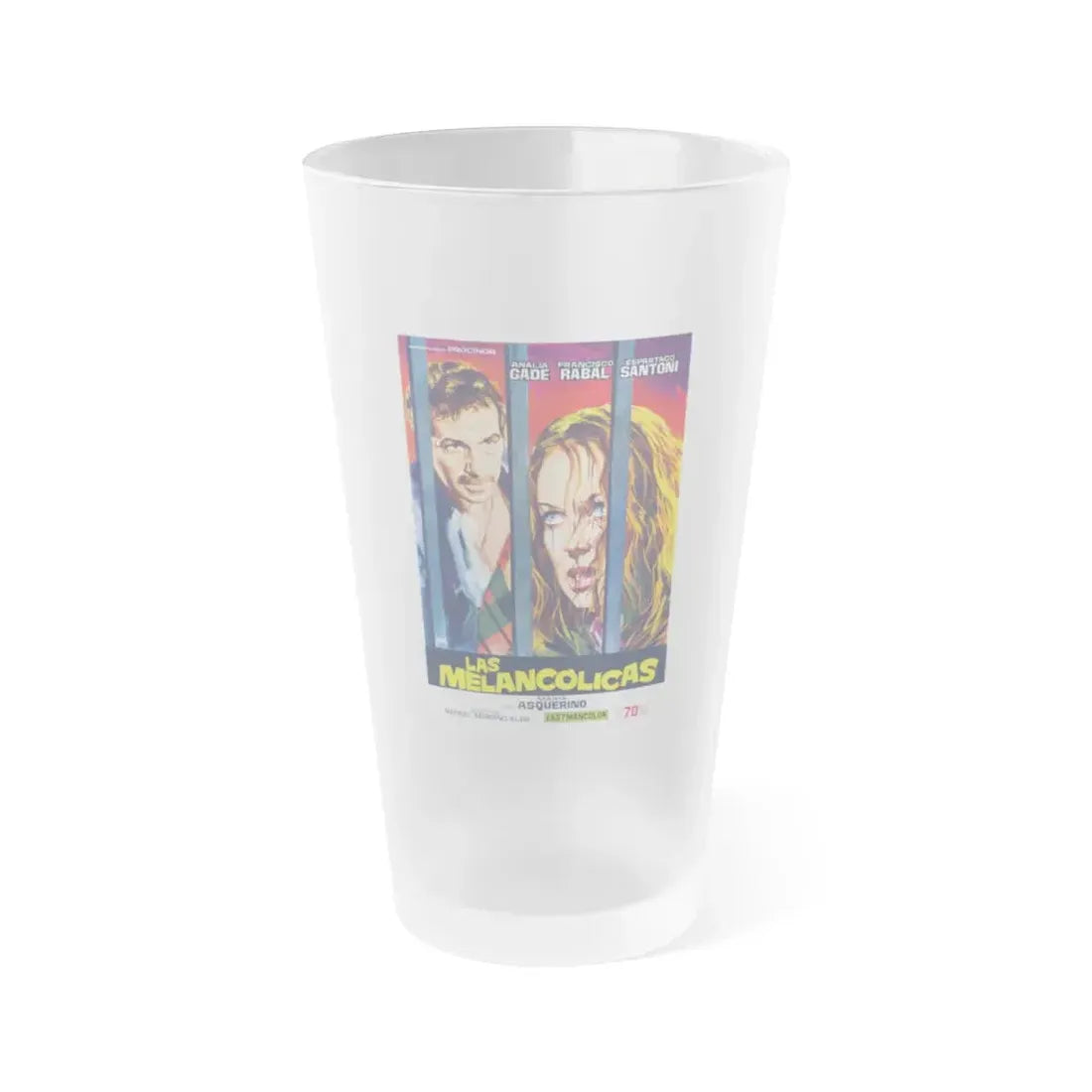 HOUSE OF INSANE WOMEN 1971 Movie Poster - Frosted Pint Glass 16oz 16oz Frosted - Go Mug Yourself