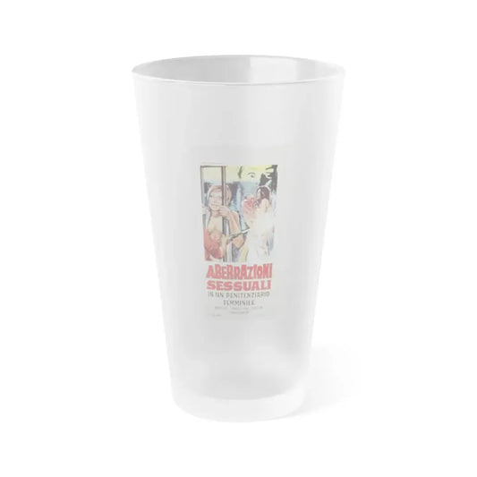 HOUSE OF INSANE WOMEN (ITALIAN) 1971 Movie Poster - Frosted Pint Glass 16oz 16oz Frosted - Go Mug Yourself