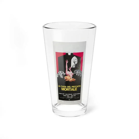 HOUSE OF MORTAL SIN (ITALIAN) 1976 Movie Poster - Pint Glass 16oz 16oz - Go Mug Yourself