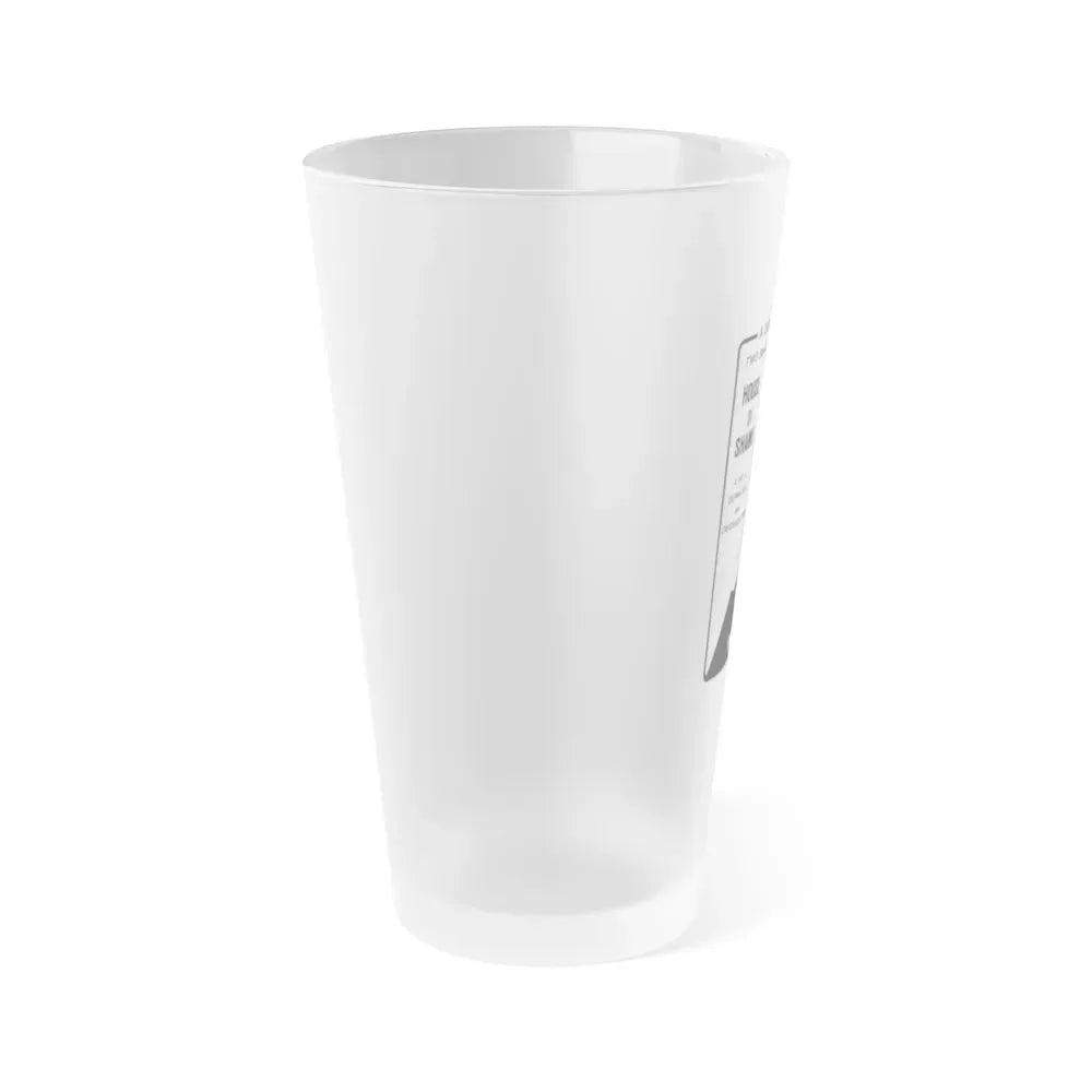 HOUSE OF SHAME + GIRLS IN BONDAGE 1964 Movie Poster - Frosted Pint Glass 16oz - Go Mug Yourself