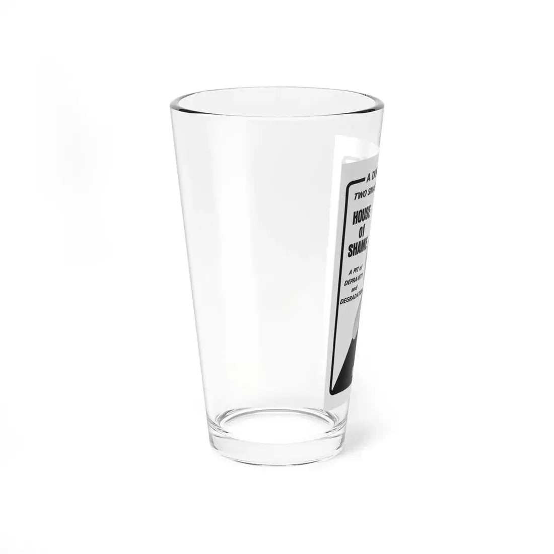 HOUSE OF SHAME + GIRLS IN BONDAGE 1964 Movie Poster - Pint Glass 16oz - Go Mug Yourself