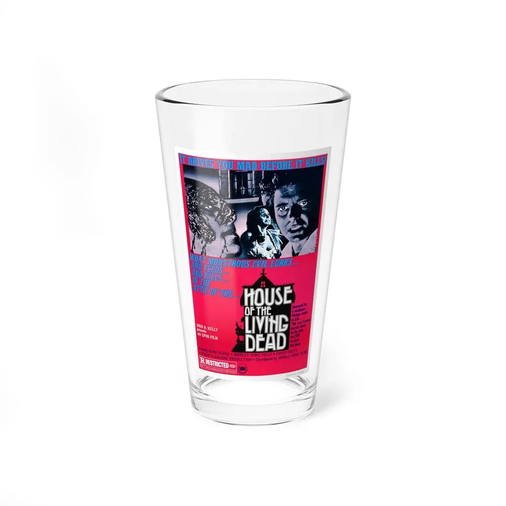 HOUSE OF THE LIVING DEAD 1976 Movie Poster - Pint Glass 16oz 16oz - Go Mug Yourself