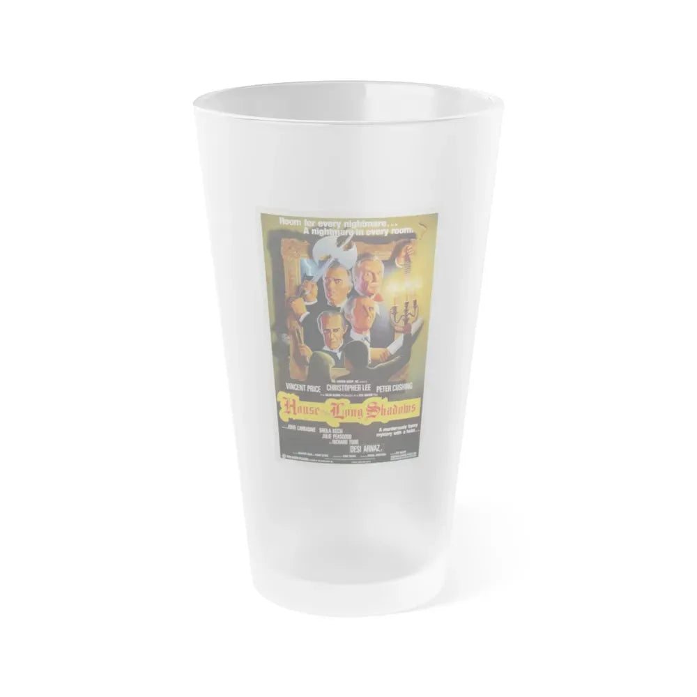 HOUSE OF THE LONG SHADOWS 1983 Movie Poster - Frosted Pint Glass 16oz 16oz Frosted - Go Mug Yourself