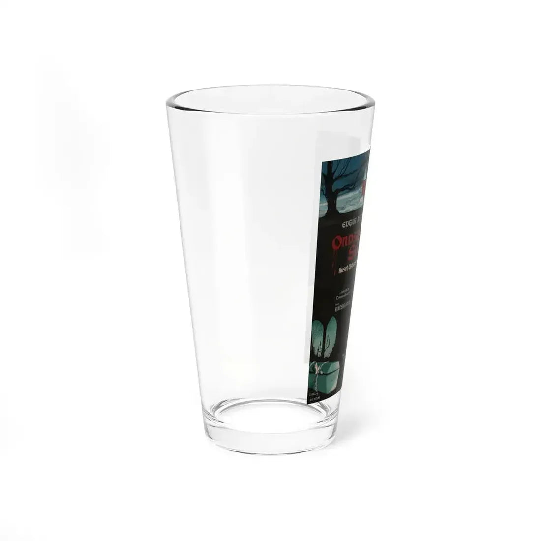 HOUSE OF USHER (DANISH) 1960 Movie Poster - Pint Glass 16oz - Go Mug Yourself