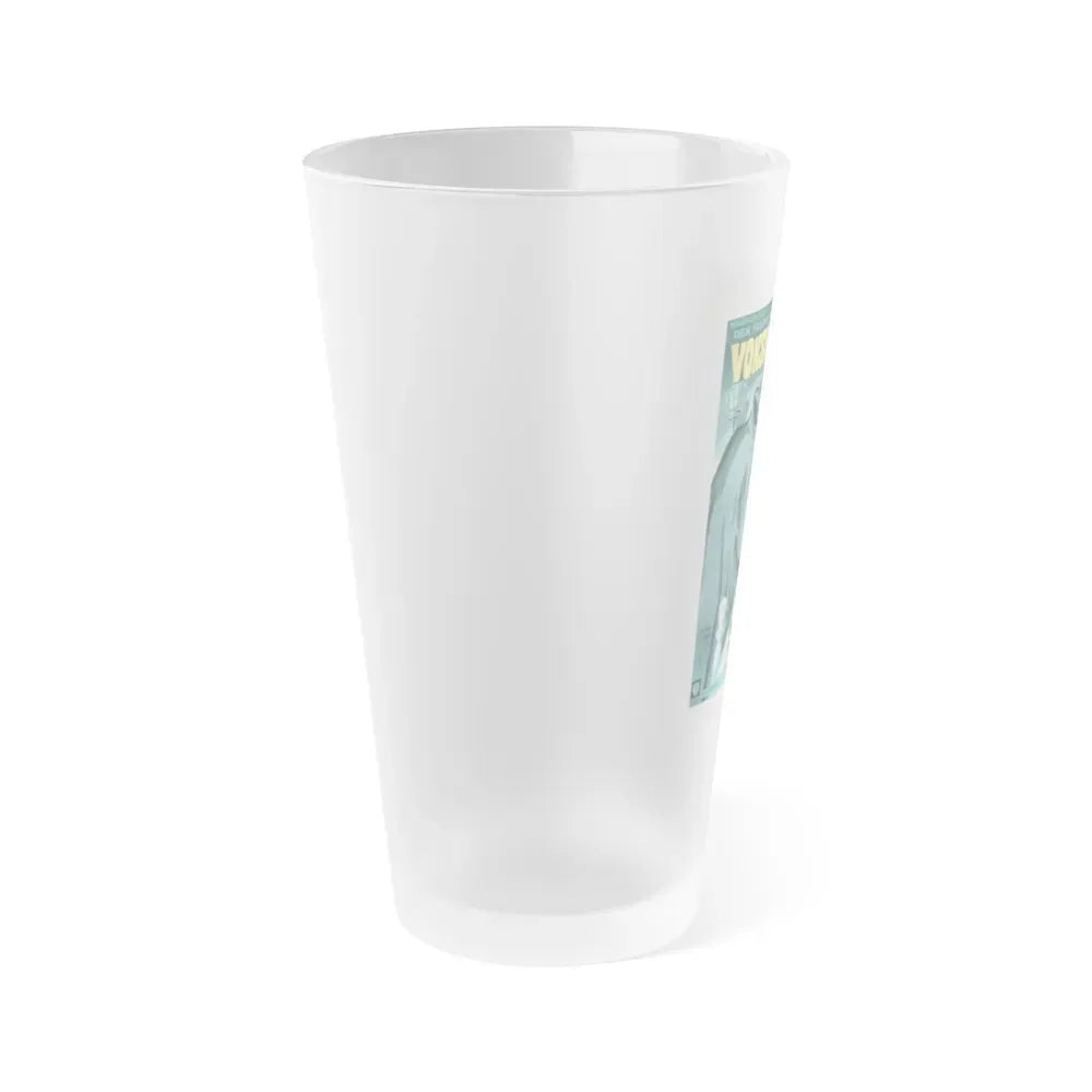 HOUSE OF WAX (DANISH) 1953 Movie Poster - Frosted Pint Glass 16oz - Go Mug Yourself