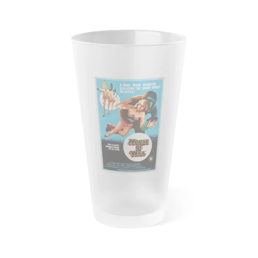 HOUSE OF WAX (INDIAN) 1953 Movie Poster - Frosted Pint Glass 16oz 16oz Frosted - Go Mug Yourself