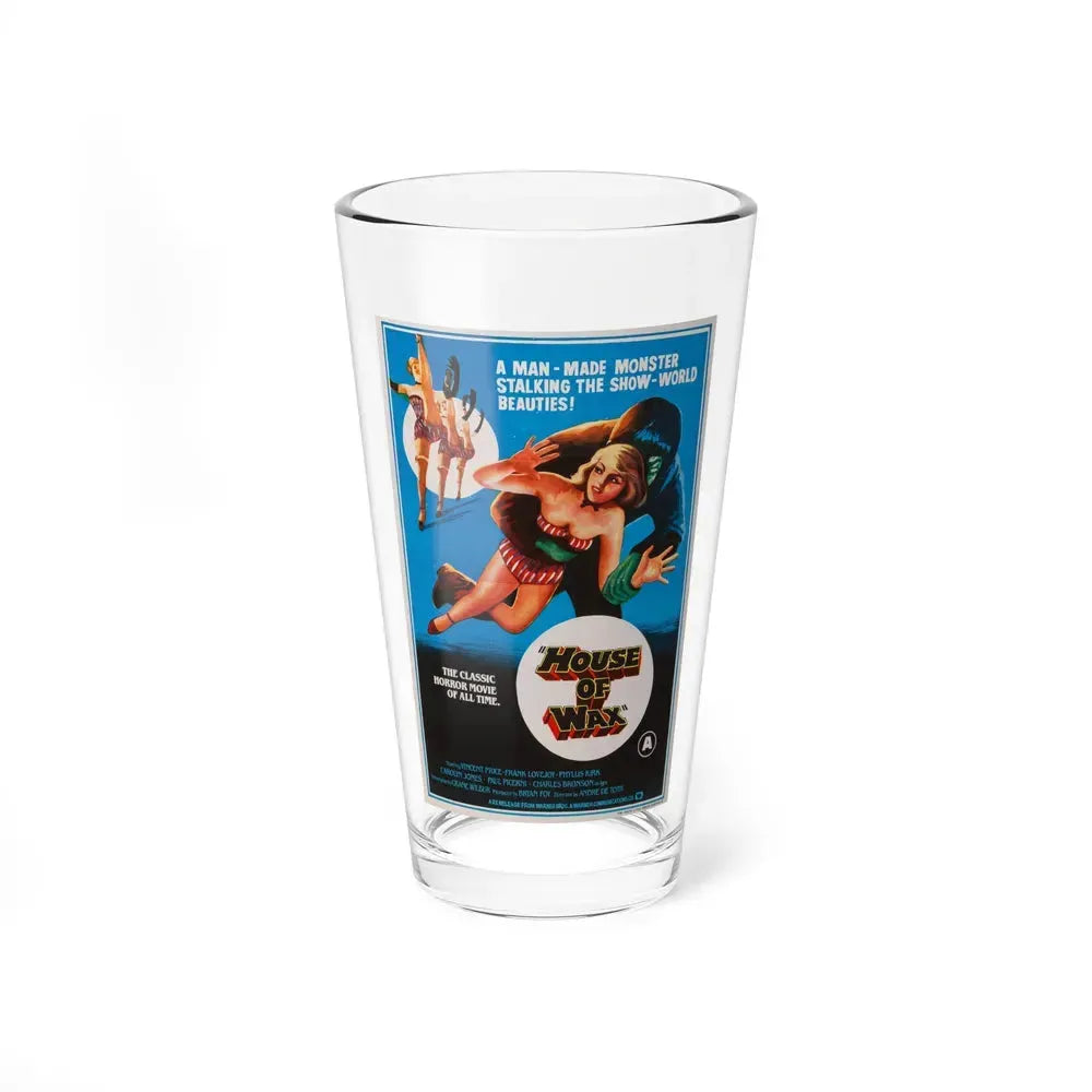 HOUSE OF WAX (INDIAN) 1953 Movie Poster - Pint Glass 16oz 16oz - Go Mug Yourself