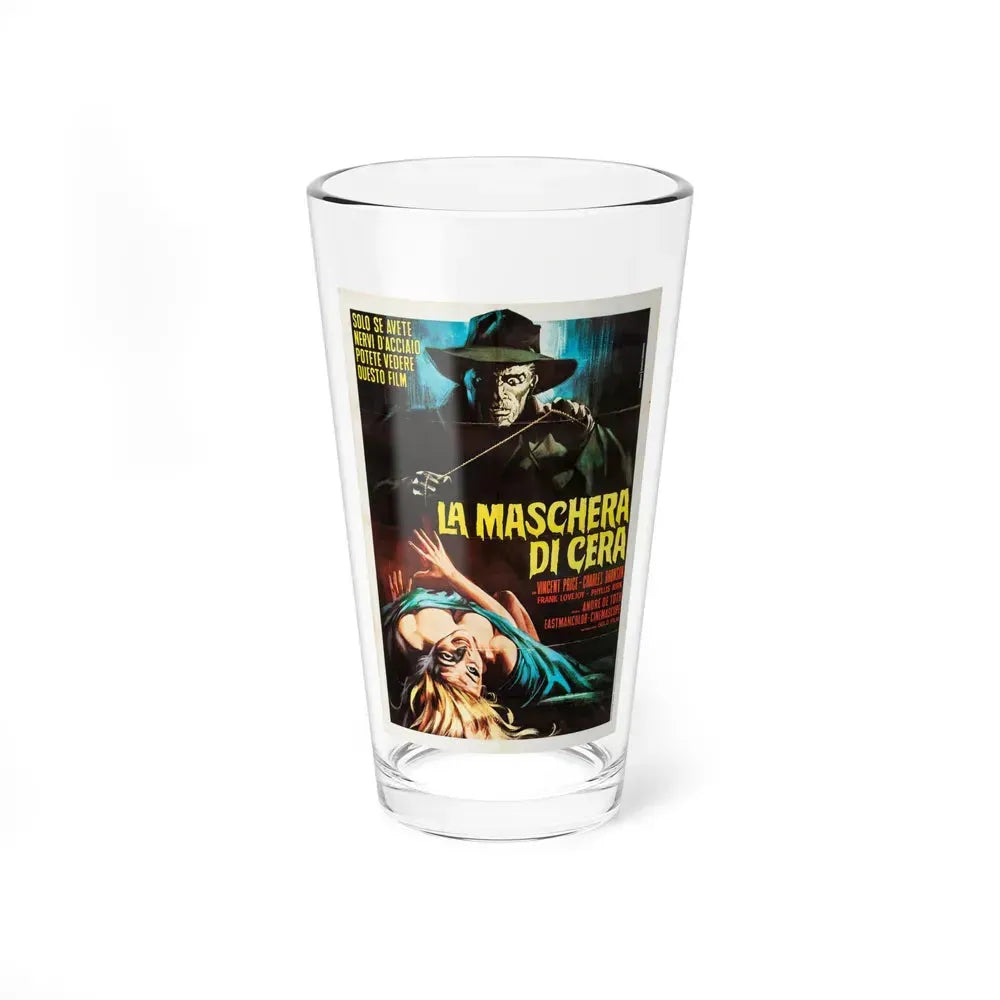 HOUSE OF WAX (ITALIAN) 1953 Movie Poster - Pint Glass 16oz 16oz - Go Mug Yourself
