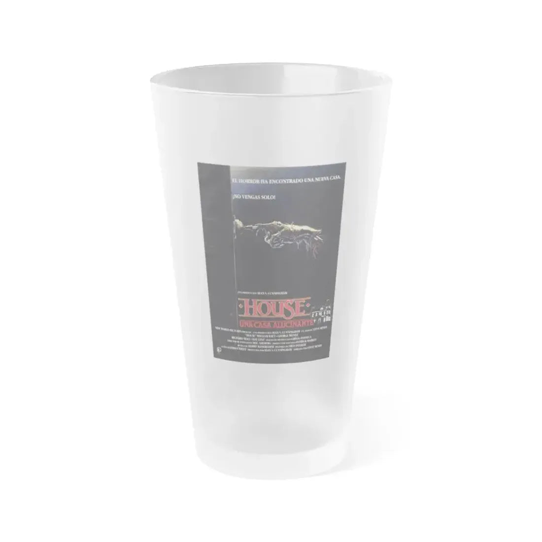 HOUSE (SPANISH) 1985 Movie Poster - Frosted Pint Glass 16oz 16oz Frosted - Go Mug Yourself