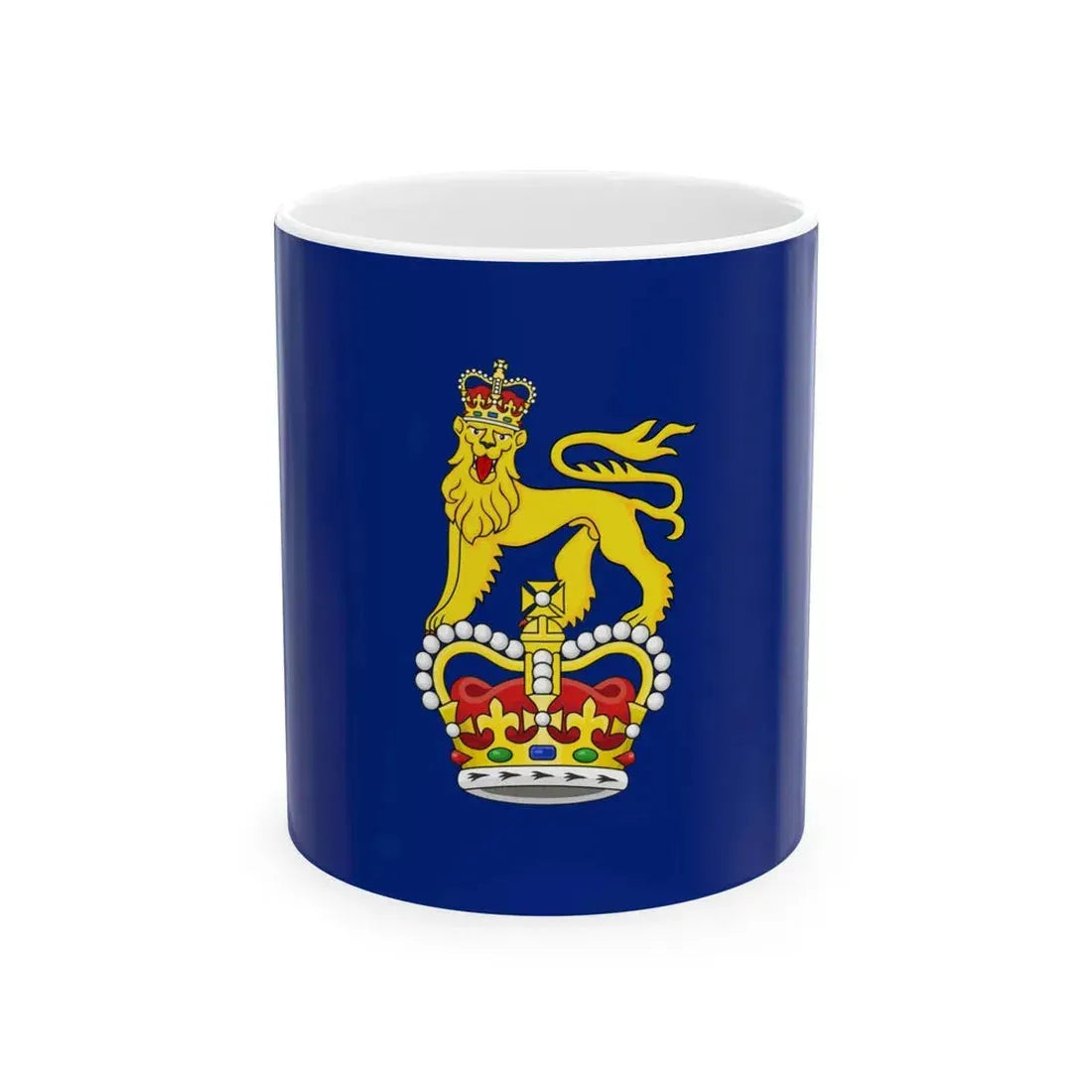Household flag of the Governor-General of Antigua and Barbuda (Antigua and Barbuda) White Coffee Mug 11oz - Go Mug Yourself