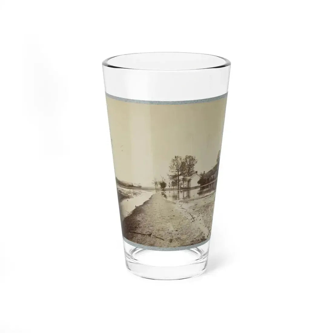 Houses In Flooded Area (U.S. Civil War) Pint Glass 16oz 16oz - Go Mug Yourself