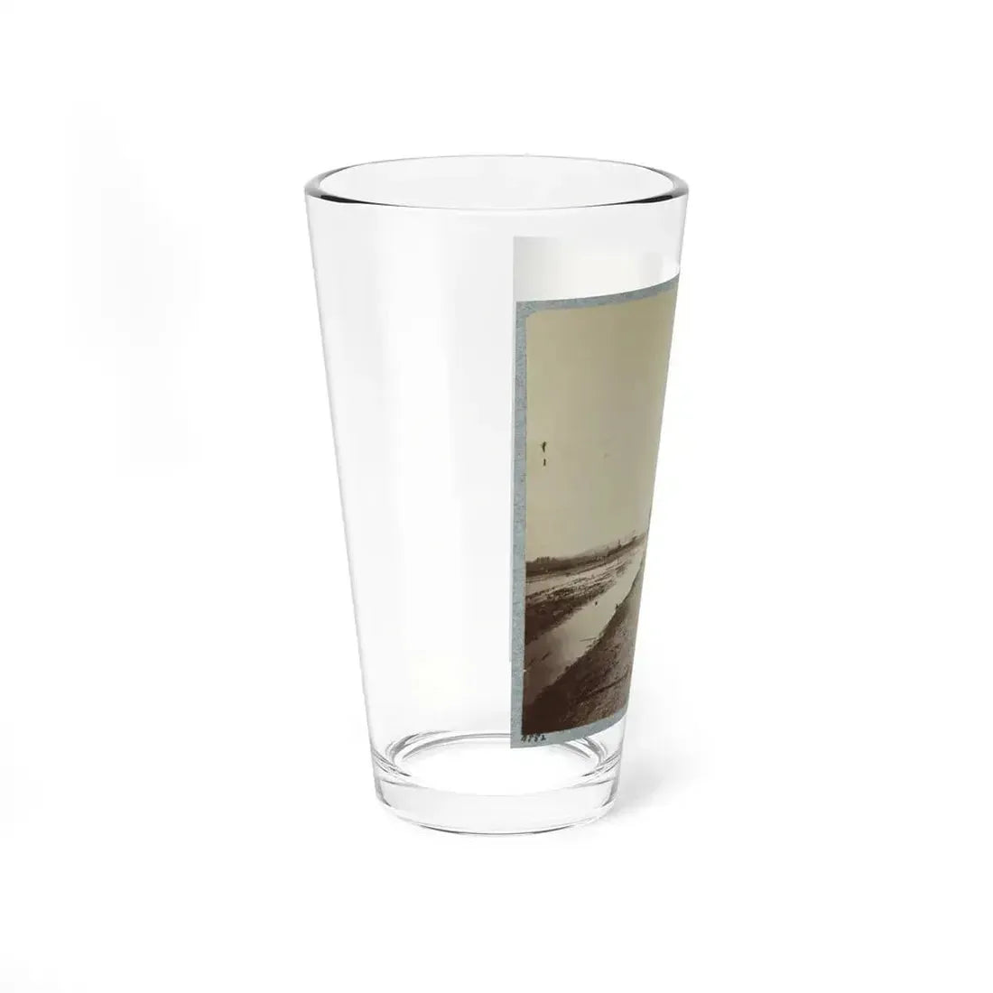 Houses In Flooded Area (U.S. Civil War) Pint Glass 16oz - Go Mug Yourself