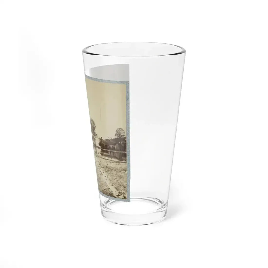 Houses In Flooded Area (U.S. Civil War) Pint Glass 16oz - Go Mug Yourself
