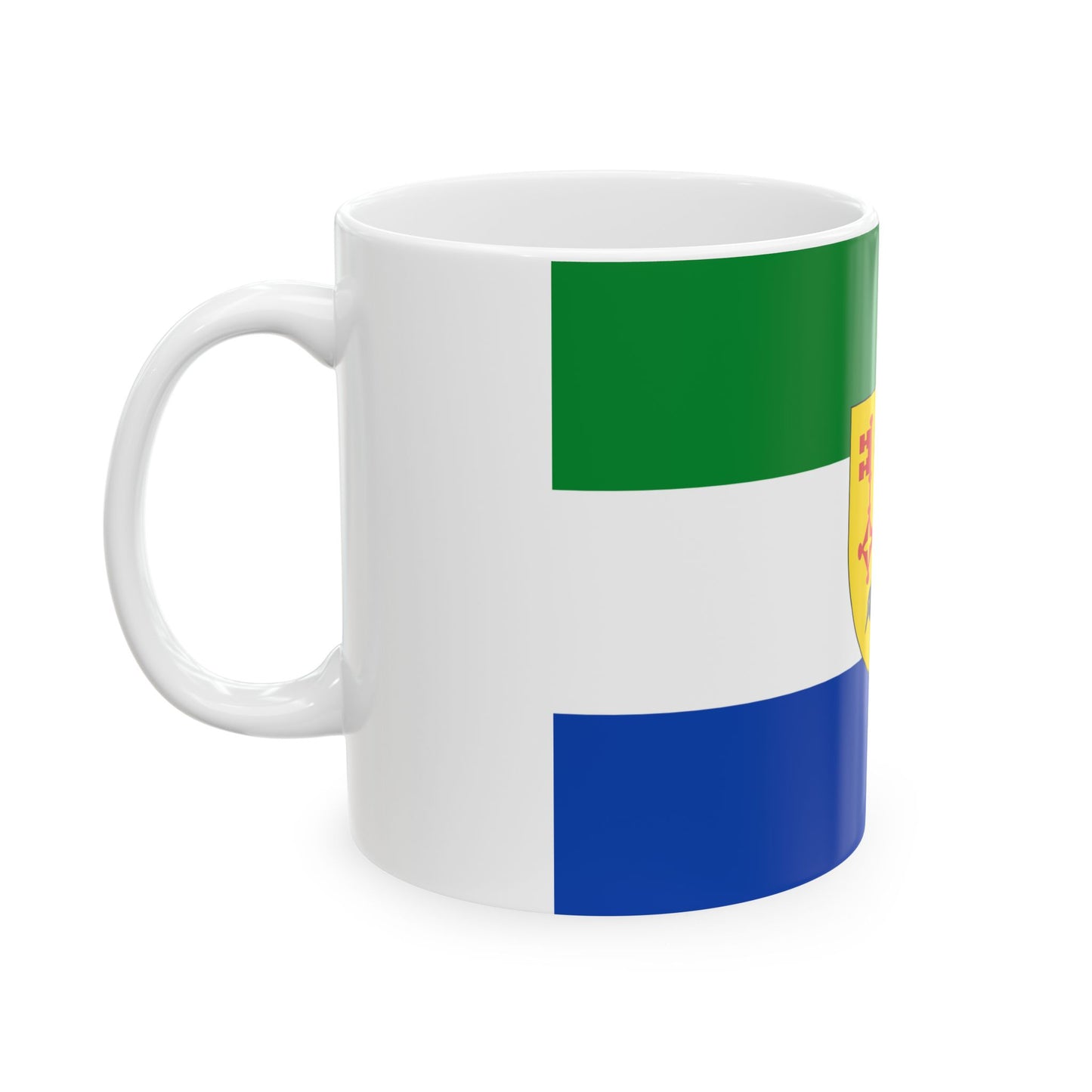 Houthulst vlag (Belgium) White Coffee Mug-Go Mug Yourself
