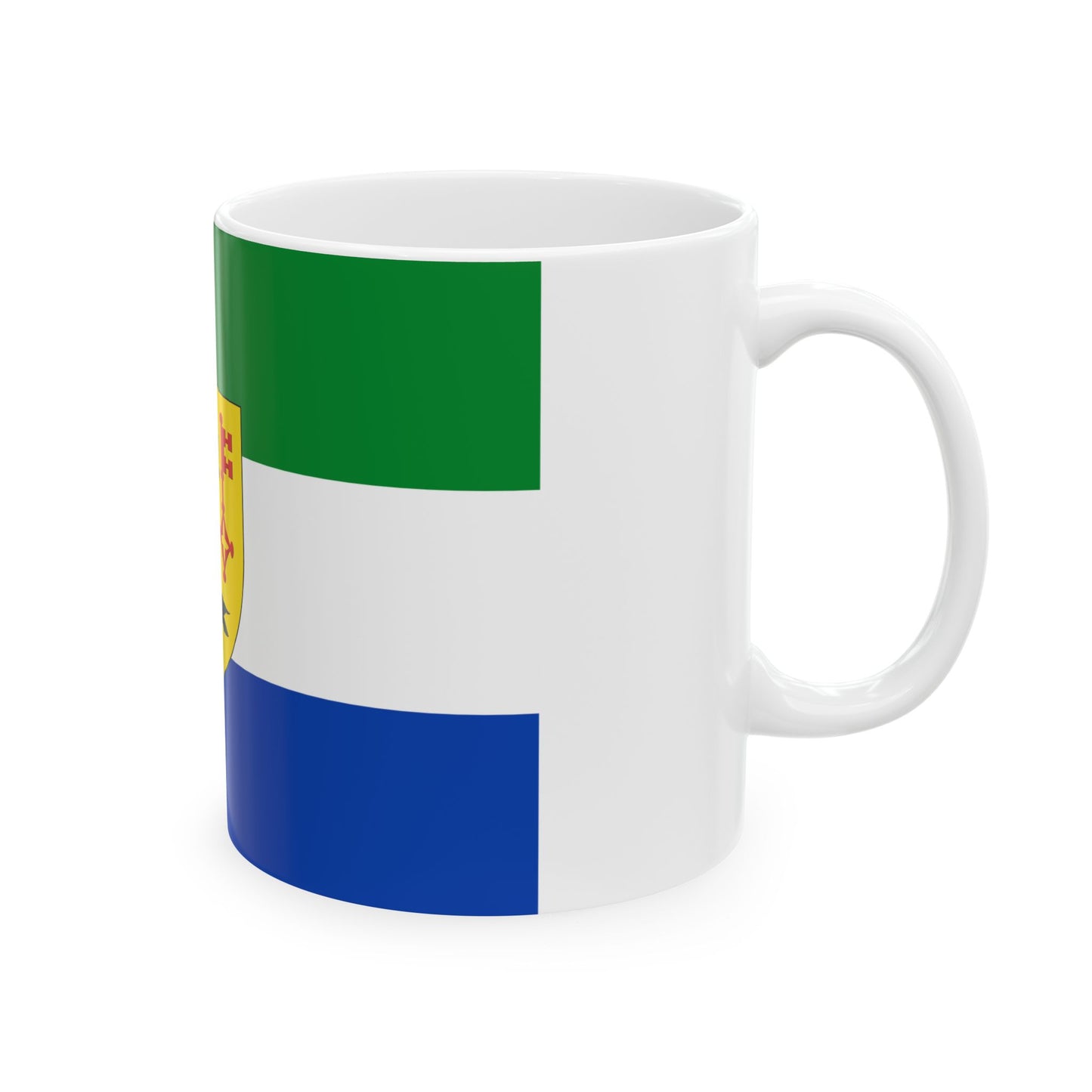 Houthulst vlag (Belgium) White Coffee Mug-Go Mug Yourself