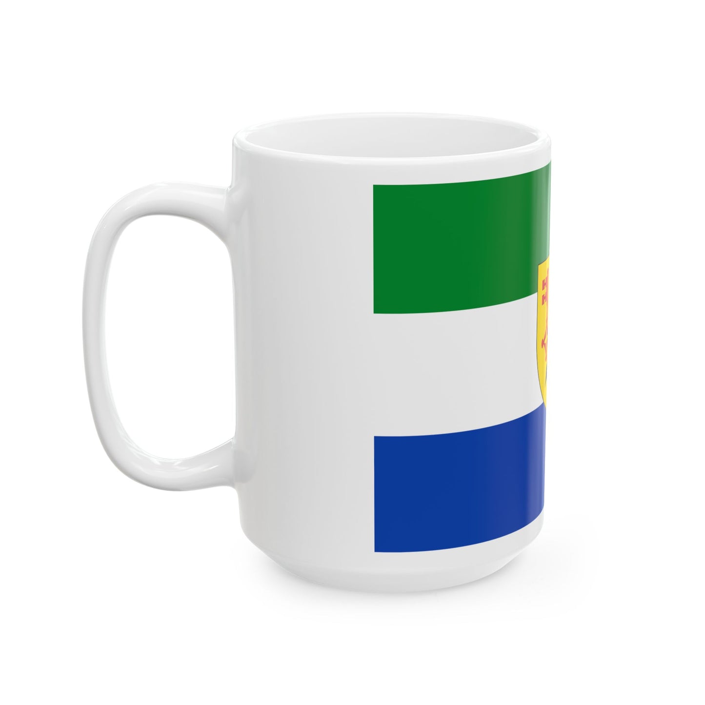 Houthulst vlag (Belgium) White Coffee Mug-Go Mug Yourself