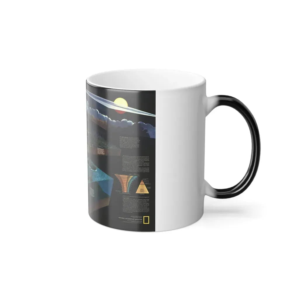 How Man Pollutes His World (1970) (Map) Color Changing Mug 11oz - Go Mug Yourself