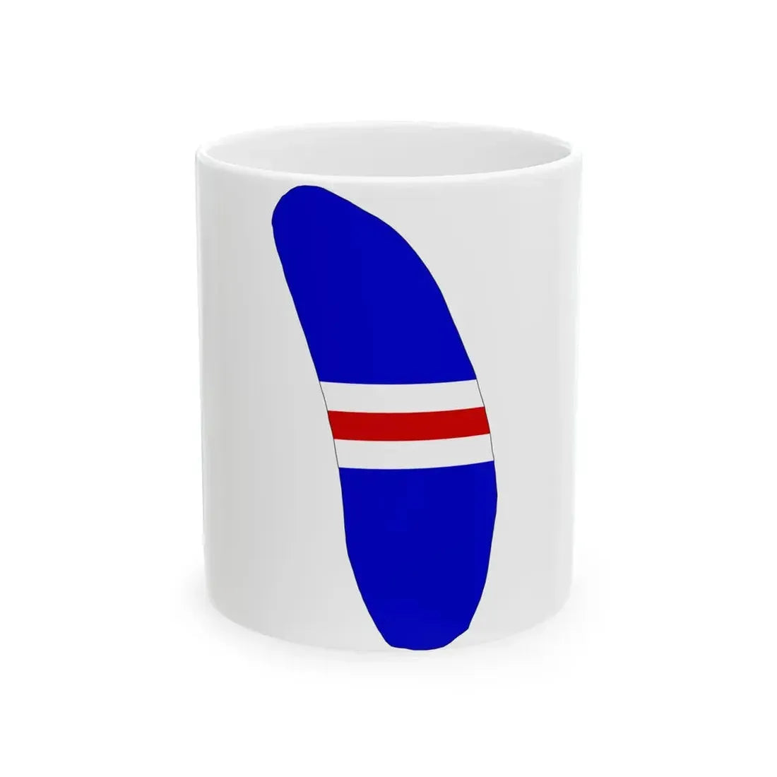 Howland Island flag map local (United States) White Coffee Mug 11oz - Go Mug Yourself